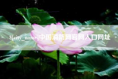 榆林中国消防网官网入口网址
