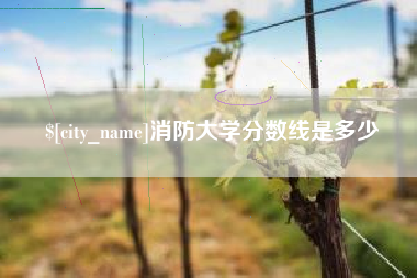 榆林消防大学分数线是多少