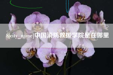 榆林中国消防救援学院是在哪里