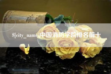 榆林中国消防学院排名前十
