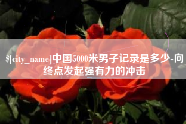 榆林中国5000米男子记录是多少-向终点发起强有力的冲击