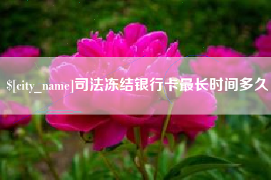 榆林司法冻结银行卡最长时间多久