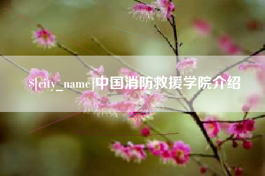 榆林中国消防救援学院介绍