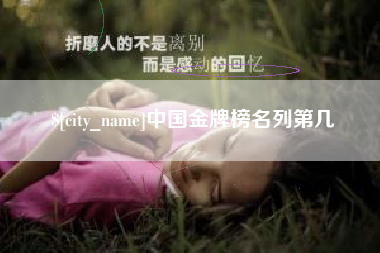 榆林中国金牌榜名列第几