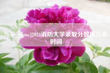 榆林2024消防大学录取分数线公布时间