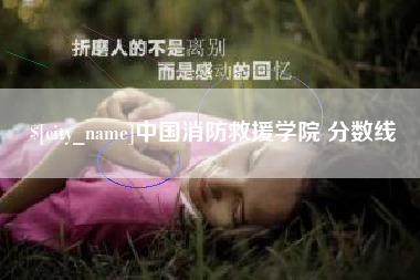 榆林中国消防救援学院 分数线