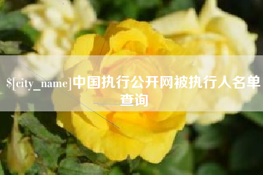 榆林中国执行公开网被执行人名单查询