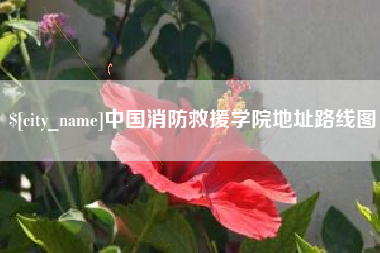 榆林中国消防救援学院地址路线图