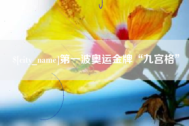 榆林第一波奥运金牌“九宫格”