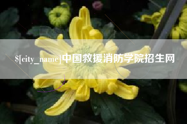 榆林中国救援消防学院招生网