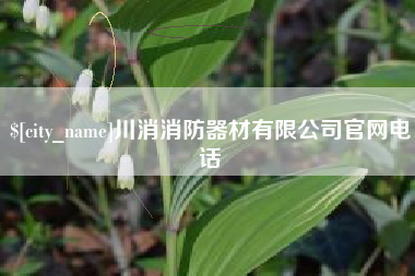 榆林川消消防器材有限公司官网电话
