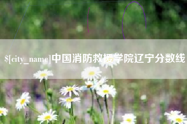榆林中国消防救援学院辽宁分数线