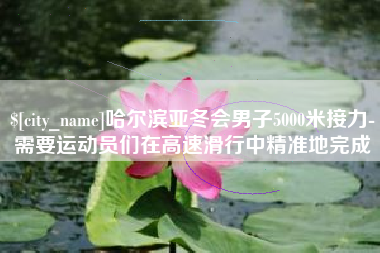 榆林哈尔滨亚冬会男子5000米接力-需要运动员们在高速滑行中精准地完成