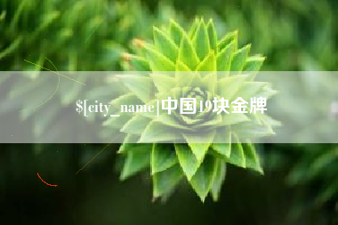 榆林中国19块金牌