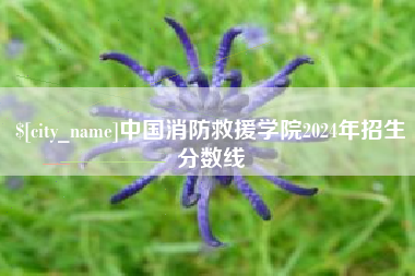 榆林中国消防救援学院2024年招生分数线