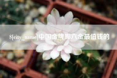 榆林中国金牌哪六金最值钱的