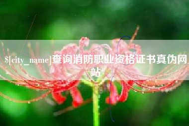 榆林查询消防职业资格证书真伪网站
