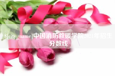 榆林中国消防救援学院2021年招生分数线