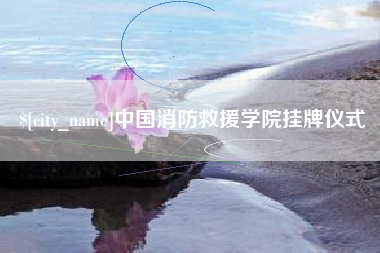 榆林中国消防救援学院挂牌仪式